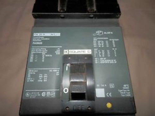 Square D FA36020 Circuit Breaker