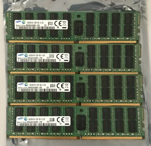 64Gb (4X16Gb) Ddr4 2133P Ecc Rdimm Memory For Dell Precision Workstation T7810