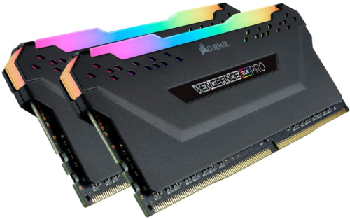 Vengeance Rgb Pro 64Gb (2X32Gb) Ddr4 3600 (Pc4-28800) C18 Desktop Memory  Black