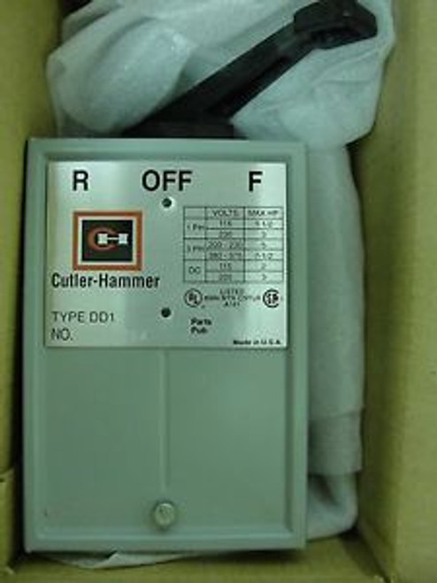 Cutler Hammer Reversing Drum Switch-Type Dd1, 9441H284