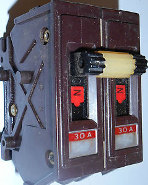 Wadsworth A230 Breaker, Type A, 2 Pole, 30 Amp, 120/240 Volts, Guaranteed