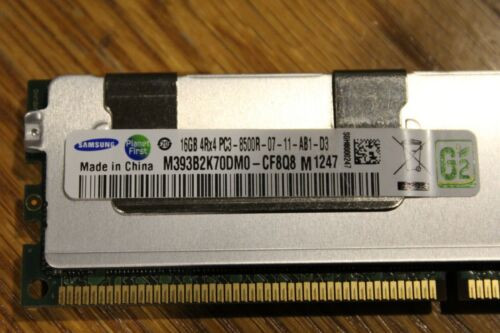 Samsung 128Gb (8X16Gb) Pc3-8500R Ecc Memory