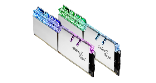 G.Skill Tridentz Royal Rgb Silver 32Gb (2X16Gb) 3600 Mhz 16-16-16 Ddr4 B-Die