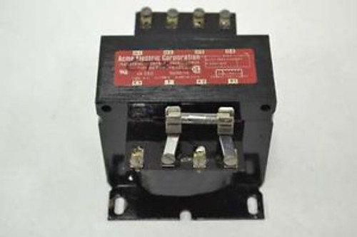 ACME TA-1-81002 CONTROL VOLTAGE 150VA 600V-AC 120V-AC TRANSFORMER B368682