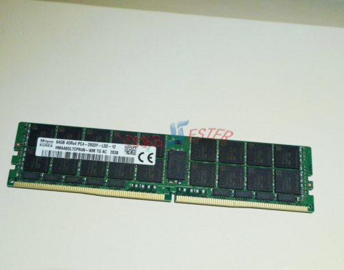 One New Sk Hynix 64Gb 4Drx4 Pc4-2933Y-Ld2-12 Hmaa8Gl7Cpr4N-Wm Lrdimm Ddr4