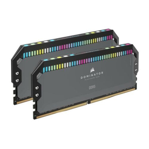 O-Corsair Dominator Platinum Rgb 32Gb 2X16Gb Ddr5 Gaming Udimm 5600Mhz C36 Black