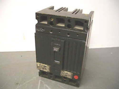 GE CIRCUIT BREAKER CATTED134080 80A/480V/3POLE