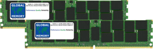 64Gb (2X32Gb) Ddr4 2666Mhz Pc4-21300 288-Pin Ecc Registered Rdimm Server Ram Kit