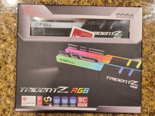 ?? G.Skill Tridentz Rgb 32Gb (2X16Gb) 4266 Mhz (17-18-18-38) B-Die Ddr4 B-Die