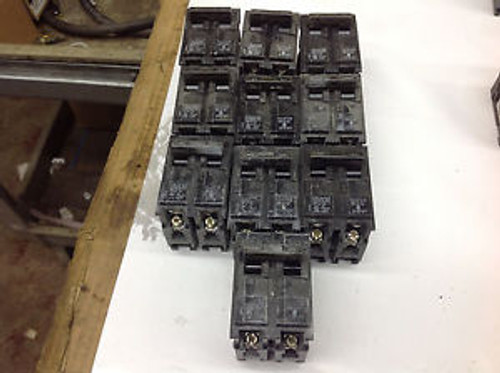 (10) Siemens Q250, 2 Pole, 50 Amp Circuit Breaker.