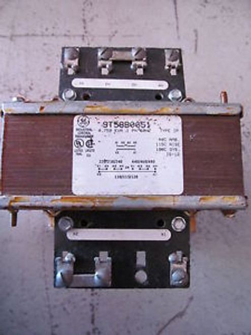 GE Control Transformer 9T58B0051 Type IP .750 Kva