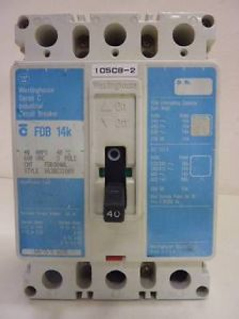 Westinghouse 40 Amp Circuit Breaker   FDB3040L   46693