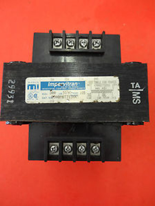 Micron Impervitran Industrial Control Transformer B300MBT713XK .300 KVA