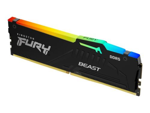 Kingston Fury Beast Rgb Ddr5 Kit 64 Gb: 2 X 32 Gb Dimm 288-Pin 6000 Mhz / Pc5-48