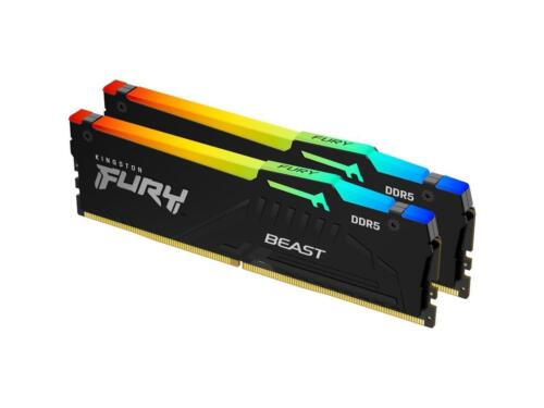 Kingston Fury Beast 64Gb (2 X 32Gb) 288-Pin Pc Ram Ddr5 5600 (Pc5 44800) Desktop