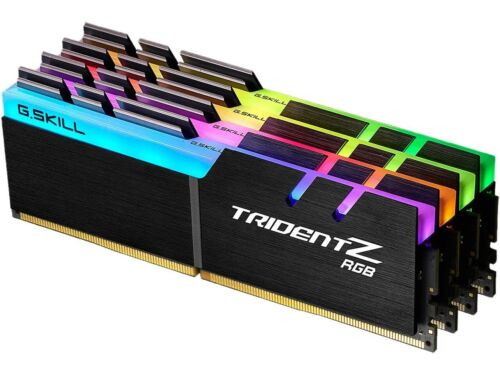 G.Skill 32Gb (4 X 8Gb)  Tridentz Rgb Series (Pc4 32000) Ddr4 F4-4000C17Q-32Gtzr