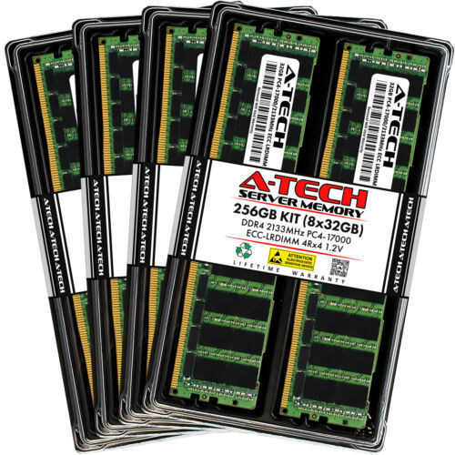 256Gb 8X 32Gb Pc4-2133 Lrdimm Supermicro 1029U-Trt 2029U-Trt 6029P-Tr Memory Ram