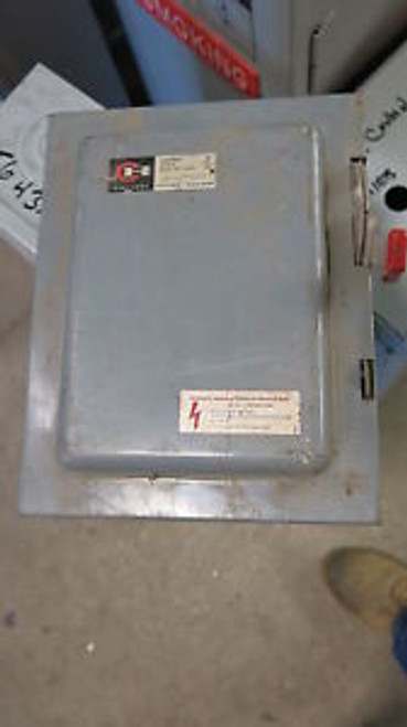 Cutler Hammer 4105H331H, 30 Amp, 600 Volt NON Fused Disconnect