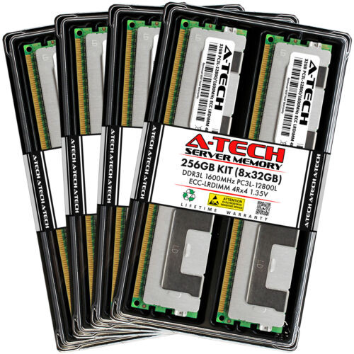 256Gb 8X 32Gb Pc3L-12800L Lrdimm Ibm X3850 X6 (3837) X3850 X6 (6241) Memory Ram