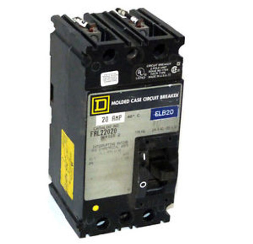 Square D FAL22020 20A 2-Pole 240V Circuit Breaker 1 YEAR WARRANTY