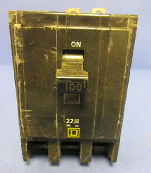 SQUARE D SER.2 D03X1 240VAC CIRCUIT BREAKER QOB3100VH