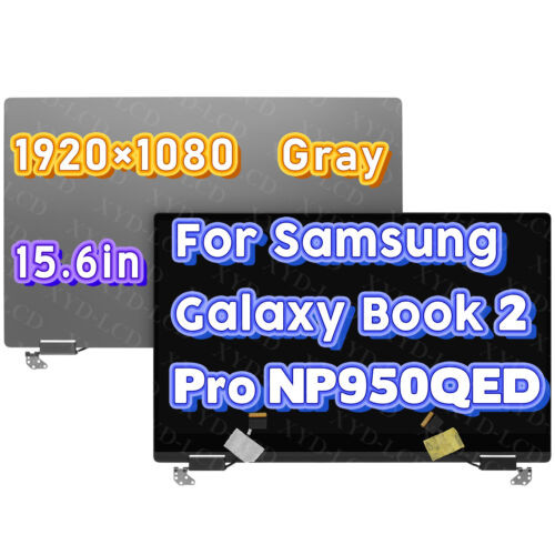 For Samsung Galaxy Book 2 Pro 360 Np950Qed Np950Qed-Ka2Us Assembly Lcd Fhd(Gray)