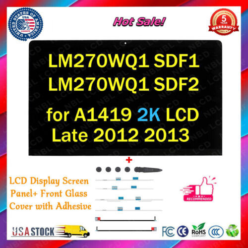 For Imac 27 A1419 Late 2012 2013 Lcd Screen Display Panel Lm270Wq1(Sd)(F1)(F2)