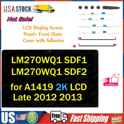 Lm270Wq1(Sd)(F2) -For Imac 27 A1419 Late 2012 2013 Lcd Screen Display Panel New