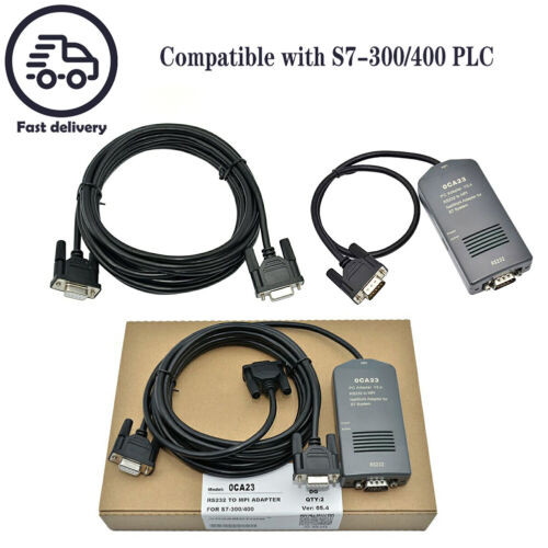 1Pcs New For Siemens S7-300/400 Plc Programming Cable 972-0Ca23-0Xa0
