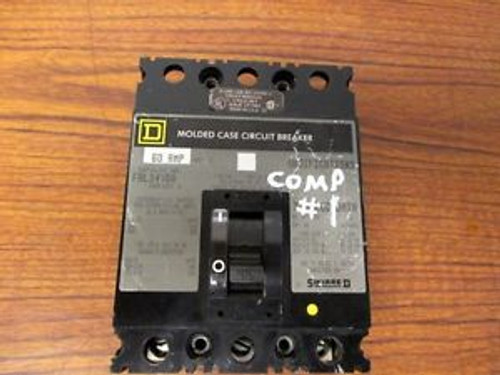 USED Square D FAL34060 Molded Case Circuit  Breaker 3 Pole