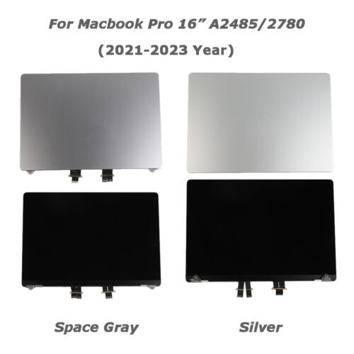 Full Lcd Screen Display+Top Cover Assembly For Apple Macbook Pro 16" A2485/2780