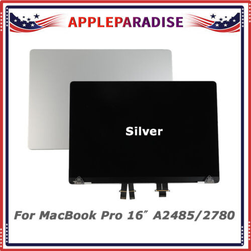 Full Lcd Screen Assembly Replacement For Apple Macbook Pro 16" A2485/2780 Silver