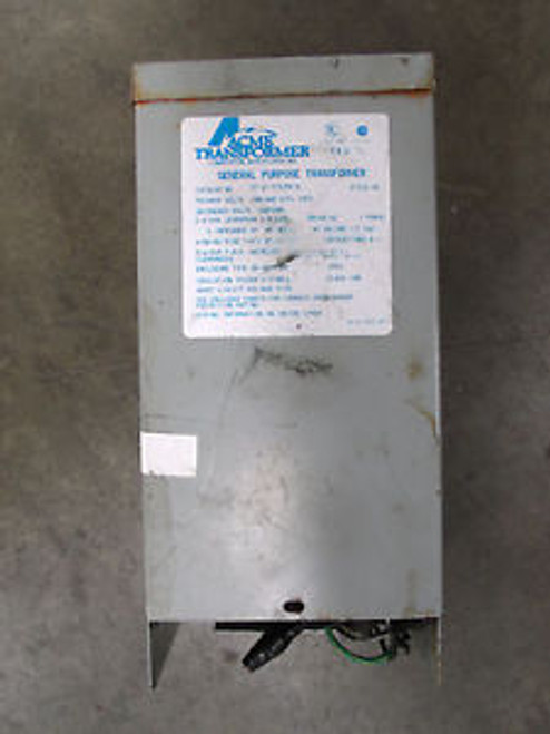 ACME 2 KVA Transformer TF-2-17439-S  3 Ph Pri 190-440 D Sec 120/240 1 Ph