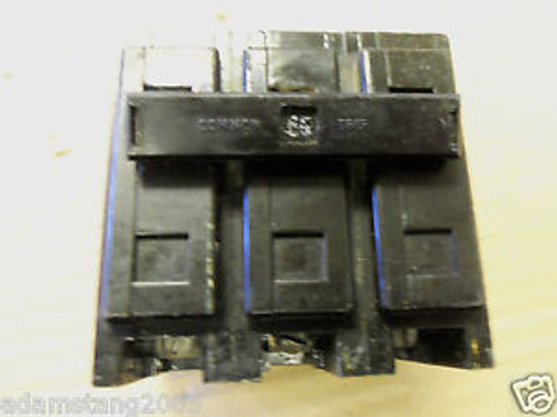 Cutler Hammer QBHW 3 pole 60 amp 240v QBHW3060HF Circuit Breaker chipped