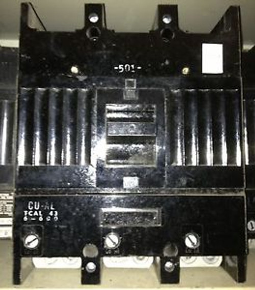 GE General Electric TJK436F000 400 Amp Circuit Breaker  3 Pole 600 VAC