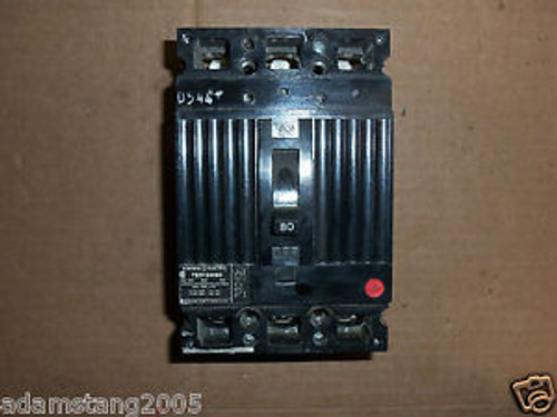 GE TED TED134080 80 amp 3 pole 480v Circuit Breaker