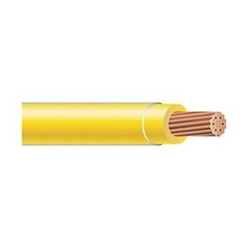 Building Wire, Thhn, 14 Awg, Yellow, 2500Ft