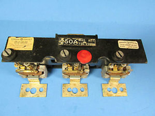 GENERAL ELECTRIC 250 AMP 600 VOLT 3 POLE TRIP UNIT  TJK436T250 ...... WR-22