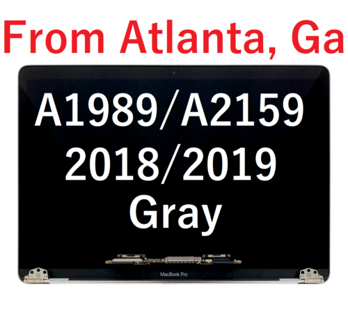 New Original Macbook Pro 13" 2018 2019 Full Lcd Screen Assembly A1989 A2159 Gray