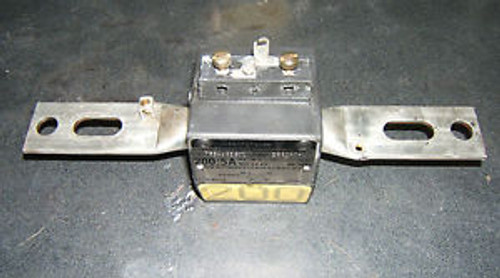 IS A  USED CURRENT TRANSFORMER WESTINGHOUSE CAT 7524A92 GO1 TYPE CBT 200:5A