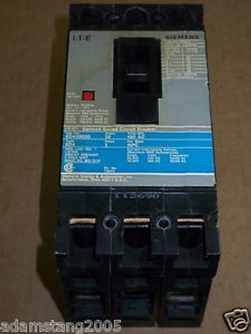 ITE Siemens ED4 3 pole 30 amp 480v ED43B030 Circuit Breaker ED