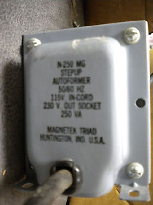 Magnetek N-250MG StepUp AutoTransformer 115 V / 230 V 250 VA