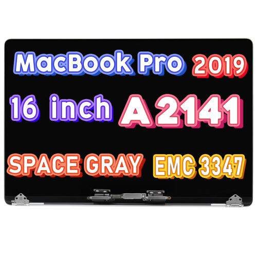 Full Lcd Screen Display Assembly For Macbook Pro Retina 16" A2141 2019 Emc3347