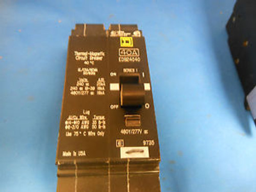 SQUARE D 40 AMP 2 POLE 480 VOLT EDB24040