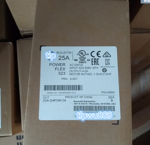 For Powerflex 523 1.5Kw (2Hp) Ac Drive 25A-D4P0N104 T5