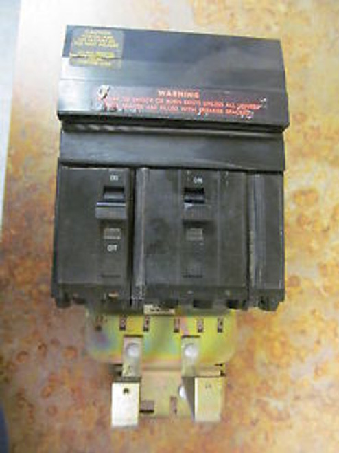 Square D HQ0306 Adapter 240VAC 1& 3 Phase 6 Branch Spaces I-Line Circuit Breaker