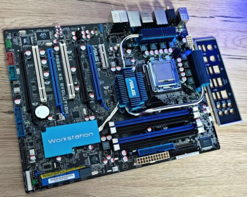 Asus P5E64 Ws Evolution Rev. 2.00G Ddr3 Lga775 Intel X48 Motherboard + Q9550 Cpu
