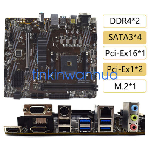 For Msi B550M Pro Socket Am4 Ddr4 Vga+Dp+Hdmi Motherboard