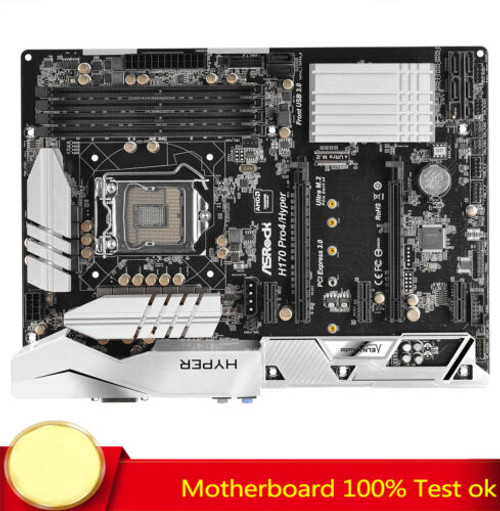 For Asrock H170 Pro4/Hyper Motherboard Supports 64Gb Ddr4 Sata3 100% Tested Work