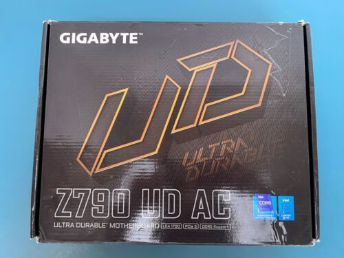 Gigabyte Z790 Ud Ac Lga 1700 Intel Z790 Atx Motherboard With Ddr5, Triple M.2, P